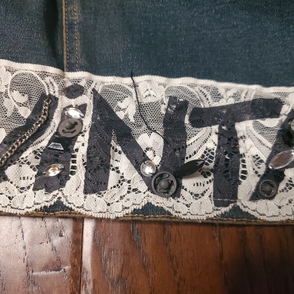 Planet Funk Vintage denim jacket size 2 - Picture 6 of 6